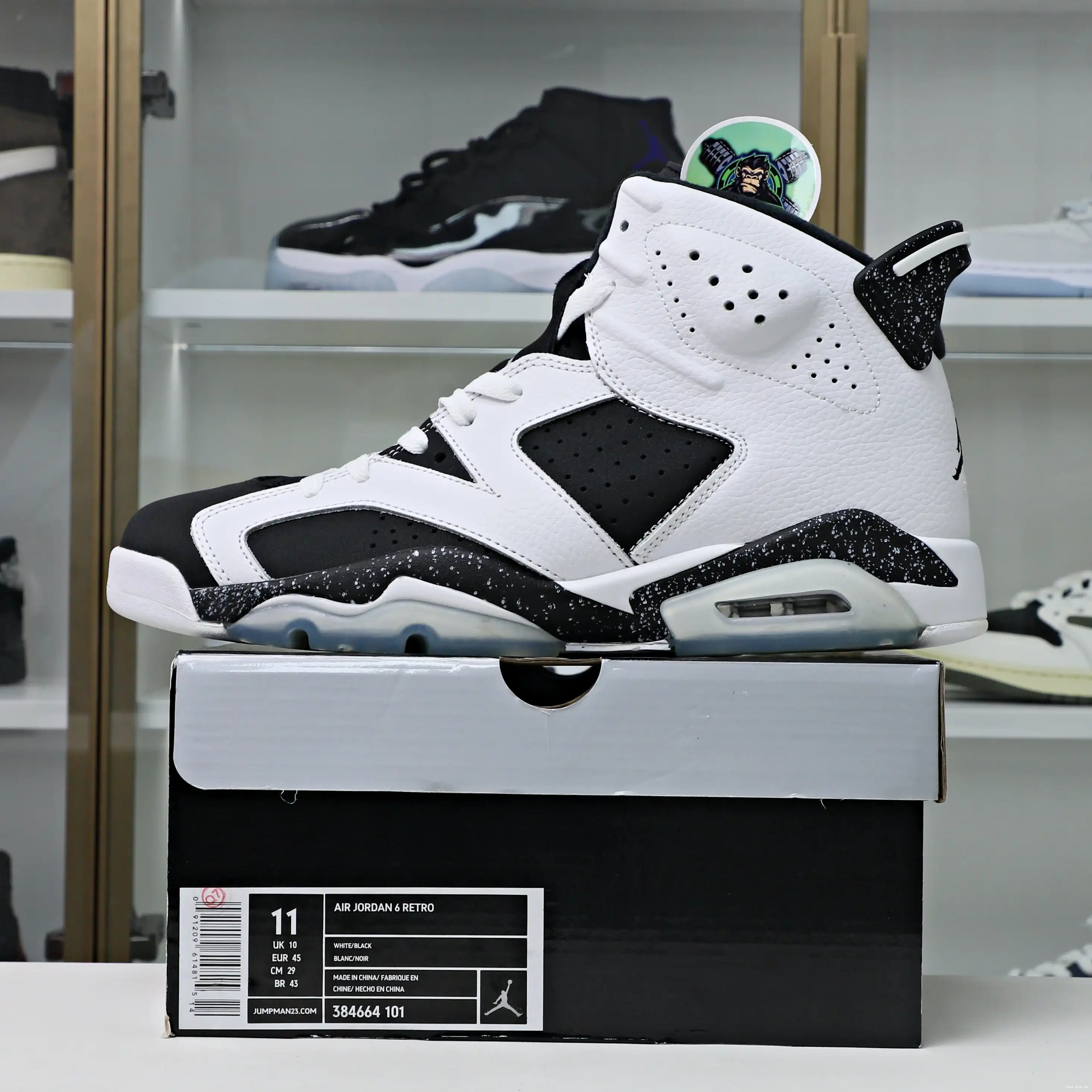 Kimikick Jordan Jordan 6 Oreo Retro Air 0721